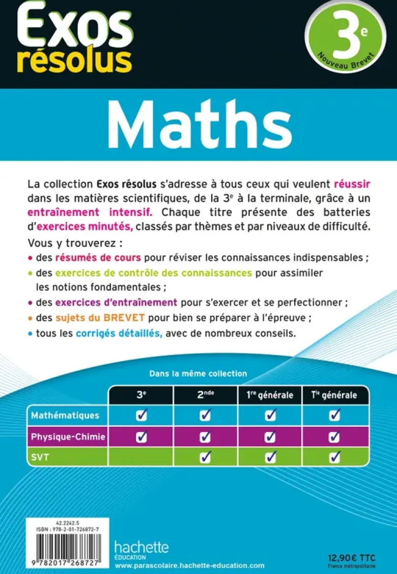 Exos résolus - Maths 3e