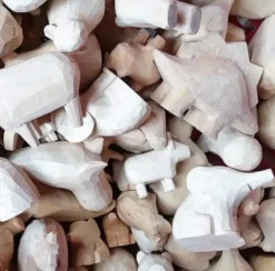 Figurine en bois - Panda Roux