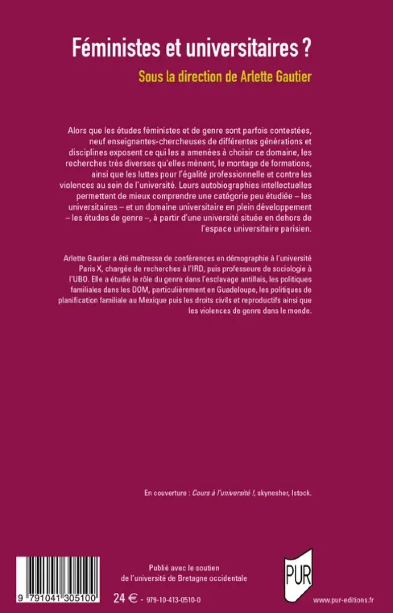 Féministes et universitaires ?