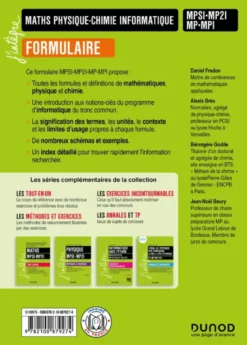 Formulaire MPSI-MP2I-MP-MPI - 9e éd.