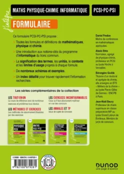 Formulaire PCSI-PC-PSI - 9e éd.