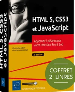 HTML5, CSS3 et JavaScript - Coffret de 2 livres