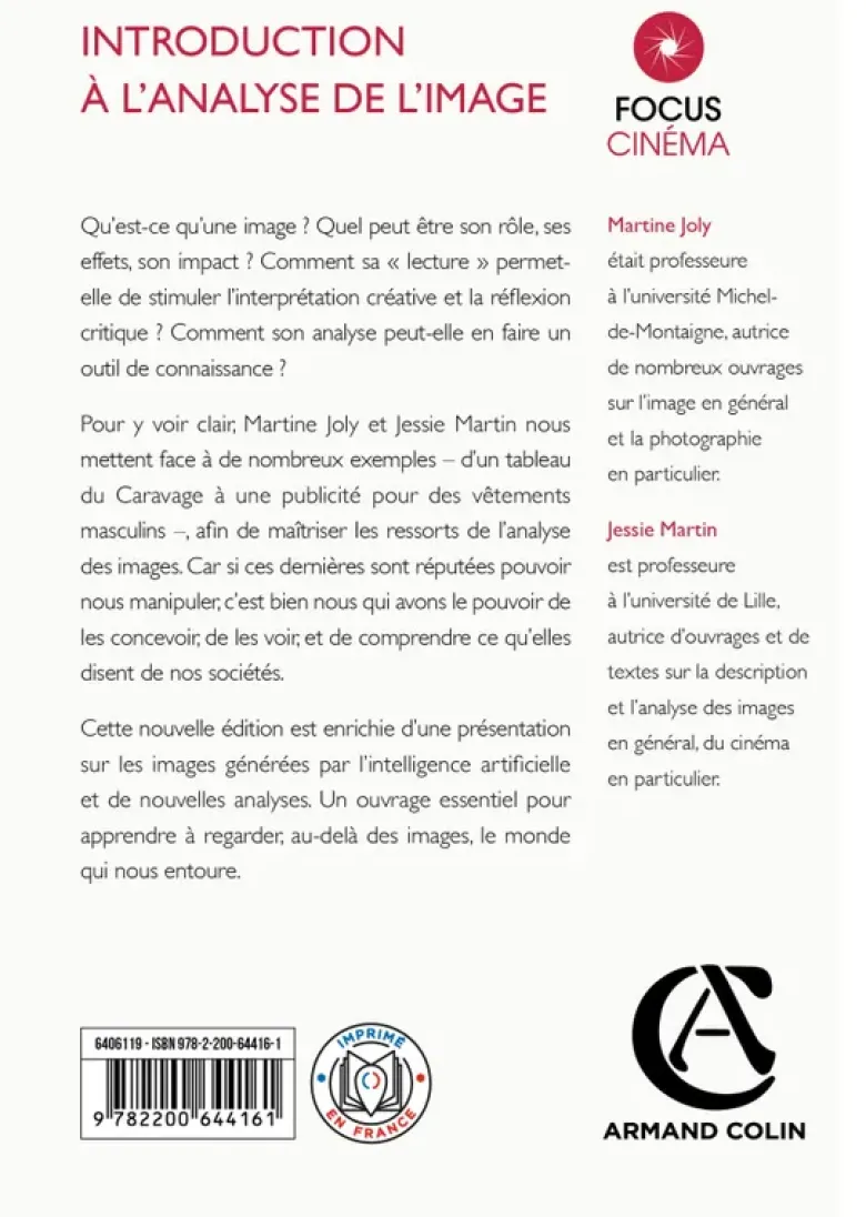 Introduction à l'analyse de l'image - 5e éd.