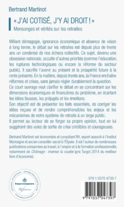 « J'ai cotisé, j'y ai droit ! »