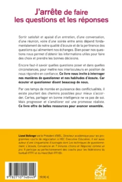 J'arrête de faire les questions et les réponses