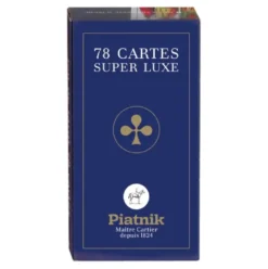 Jeu de Tarot - Super Luxe - Bleu et Or (78 cartes)