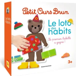 Jeu Petit Ours Brun - Le loto des habits - Dès 3 ans