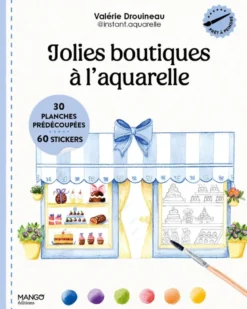 Jolies boutiques à l'aquarelle