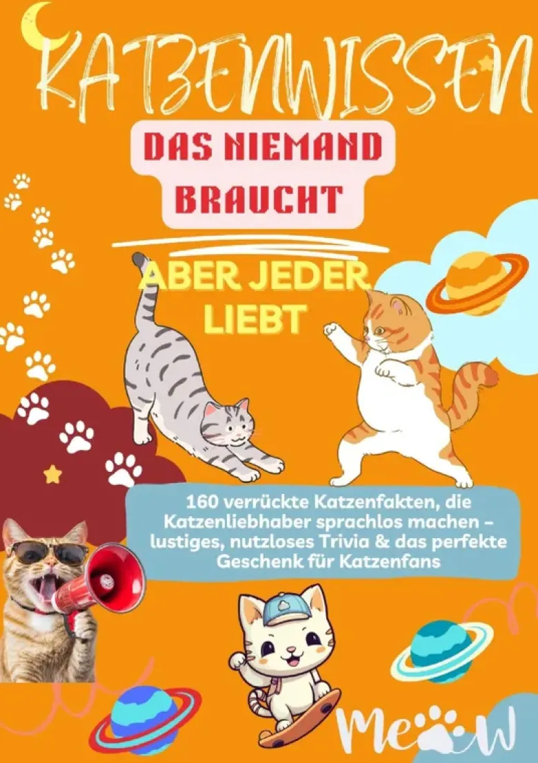 KATZENWISSEN, DAS NIEMAND BRAUCHT - ABER JEDER LIEBT160 verrückte Katzenfakten, die