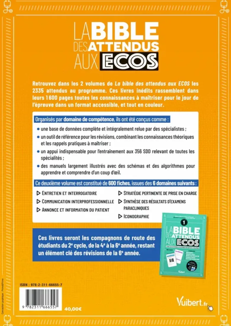 La bible des attendus aux ECOS volume 2