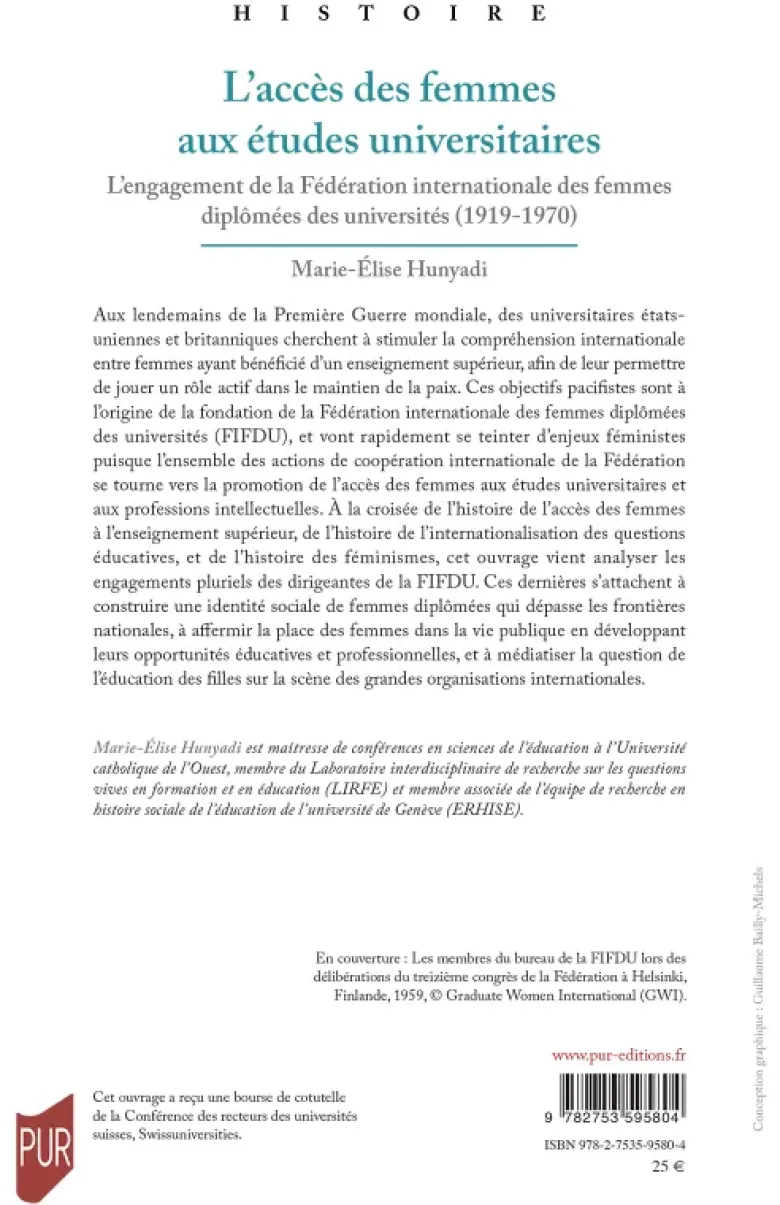 L'accès des femmes aux études universitaires