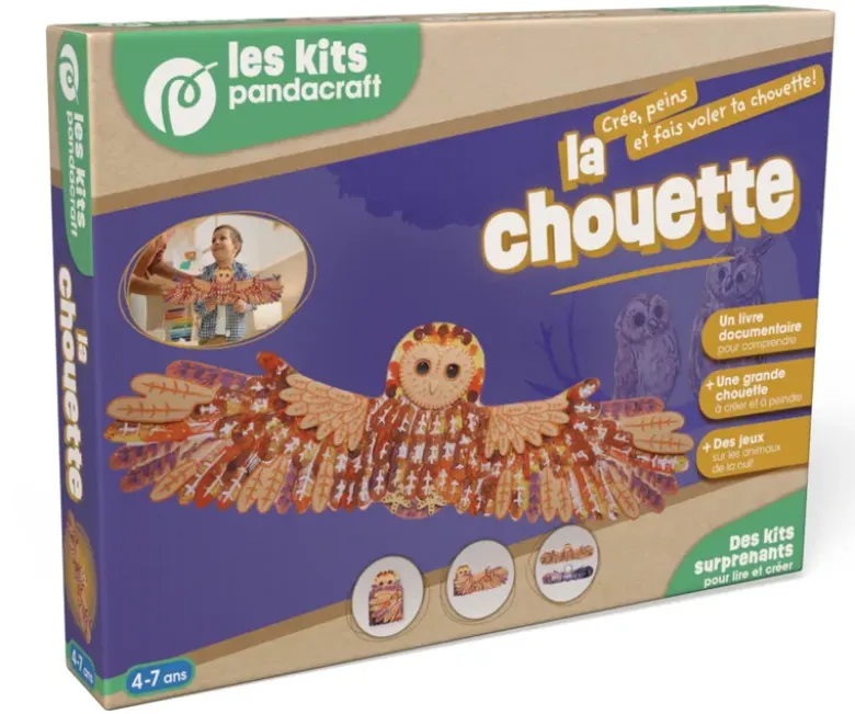 La chouette - Kit Pandacraft 4-7 ans