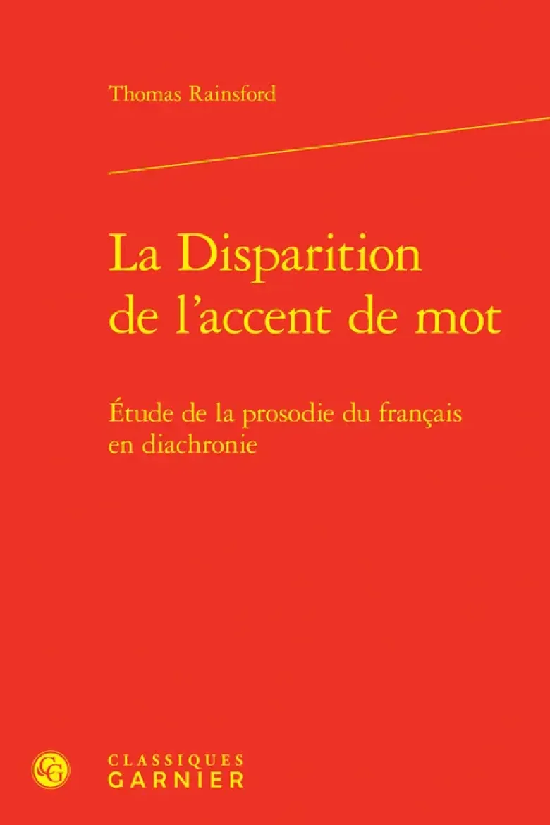 La Disparition de l'accent de mot