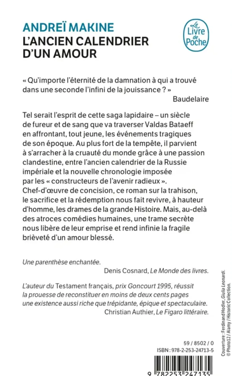 L'Ancien Calendrier d'un amour