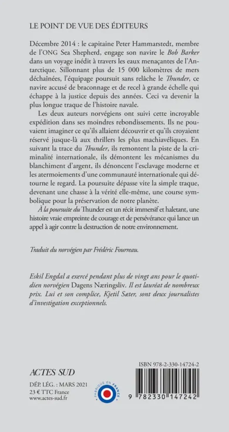 À la poursuite du "Thunder"