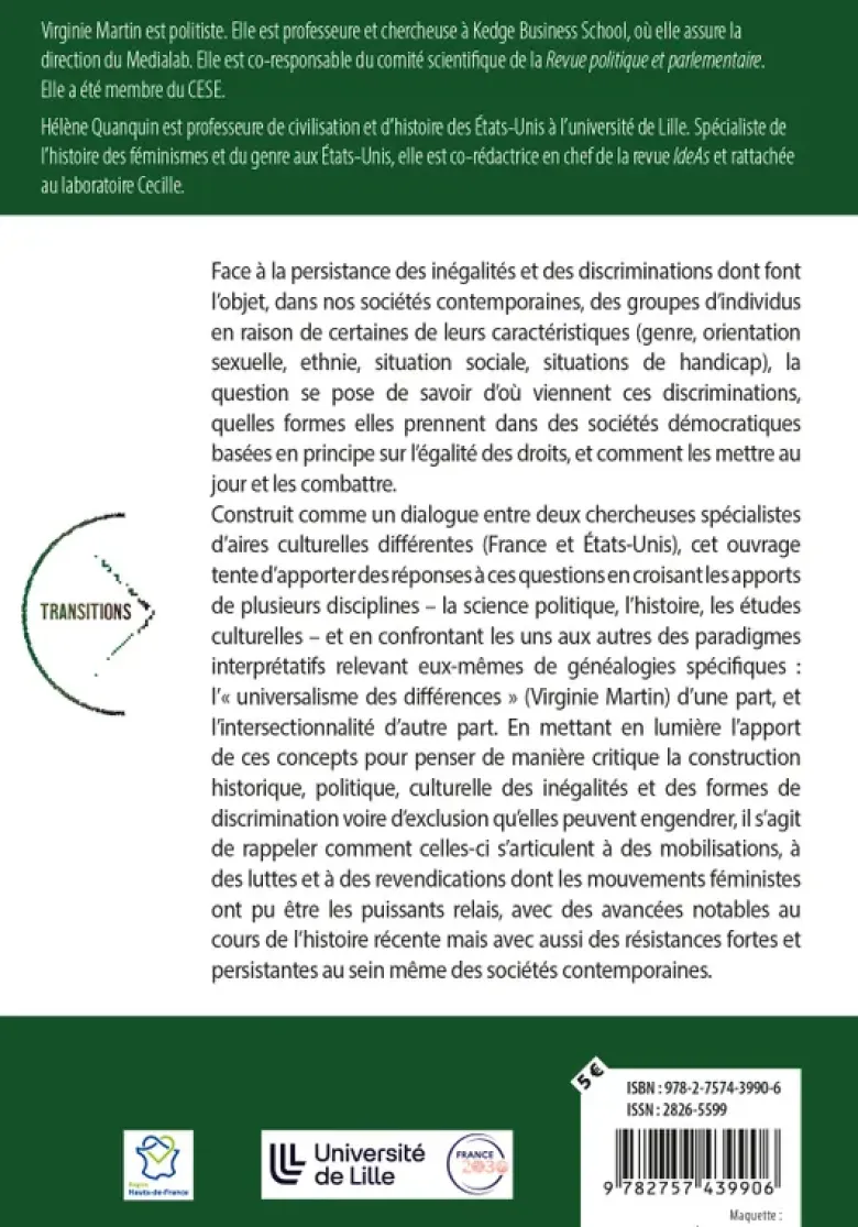La société à l'épreuve des inégalités