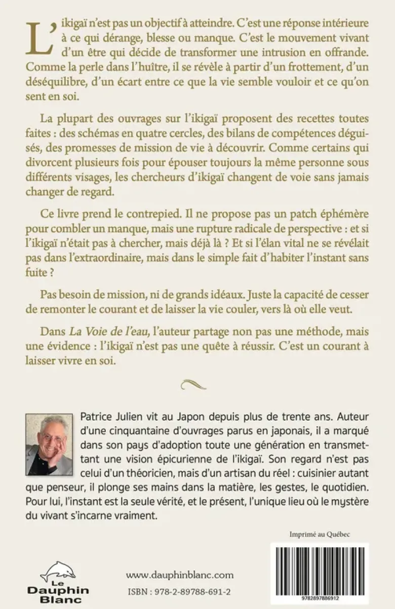 La voie de l'eau - L'Ikigaï sans peine