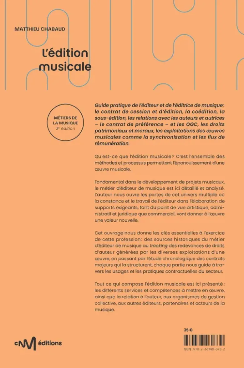 L'édition musicale (3e édition)