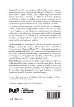 Le bref et ses coups d’éclat