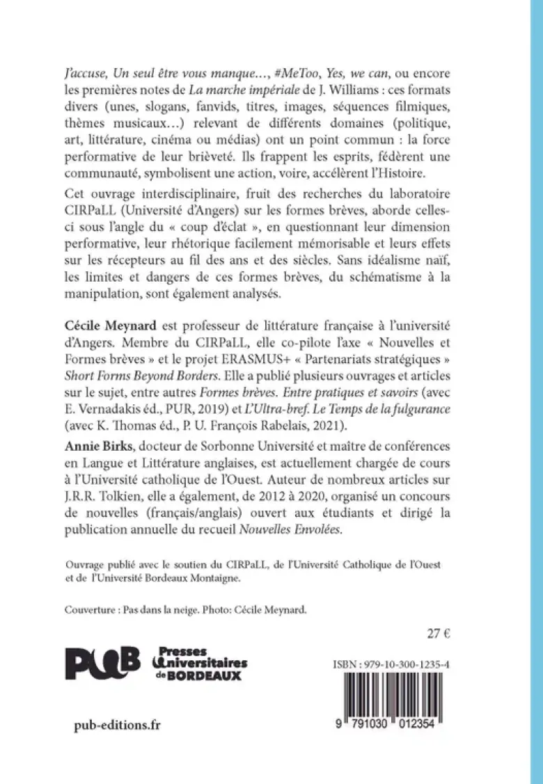 Le bref et ses coups d’éclat