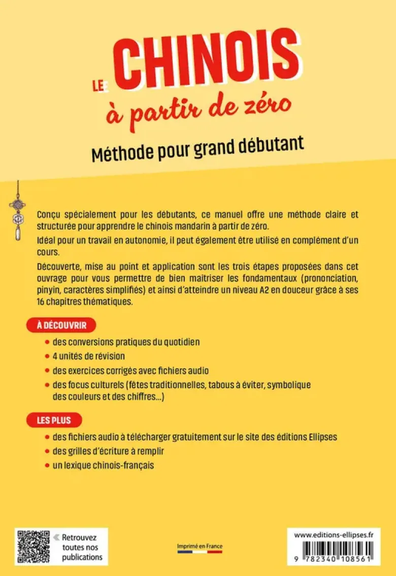 Le chinois à partir de zéro