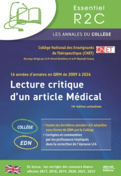 Lecture critique d'un article médical