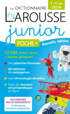 Le dictionnaire Larousse Junior poche Plus