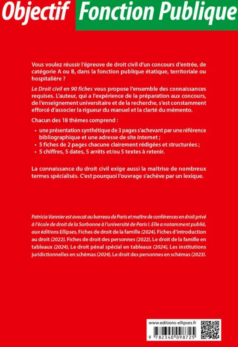 Le droit civil en 90 fiches