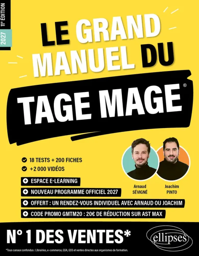 Le Grand Manuel du TAGE MAGE – N°1 DES VENTES