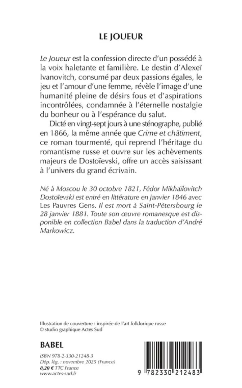 Le Joueur