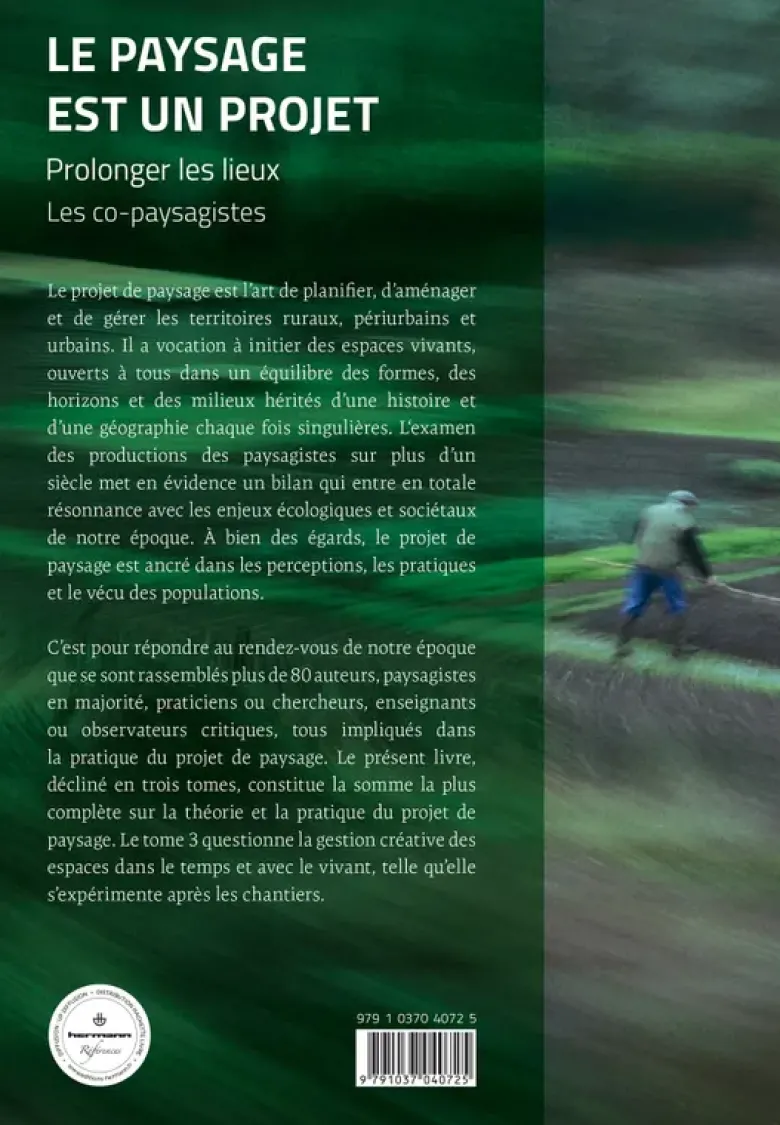 Le paysage est un projet