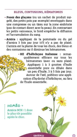 Les antisèches santé de Terre vivante : Trousses de soins naturels
