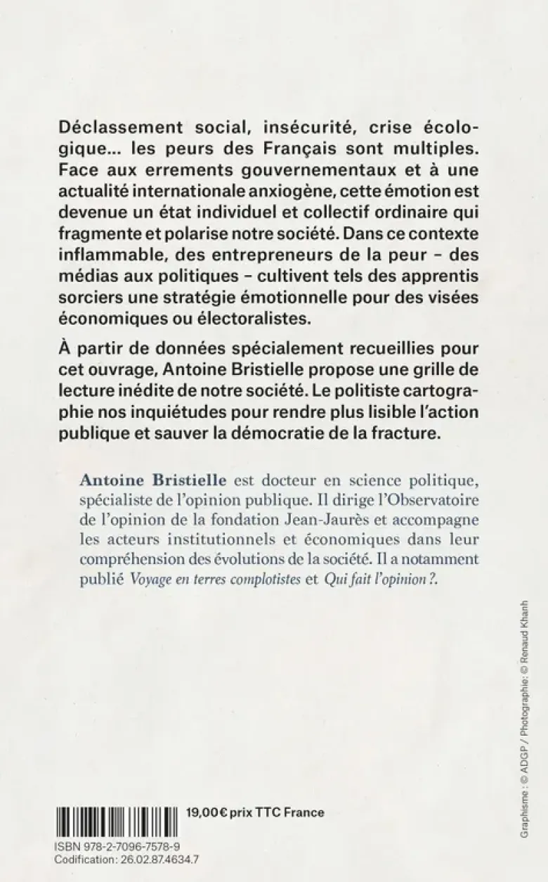 Les entrepreneurs de la peur