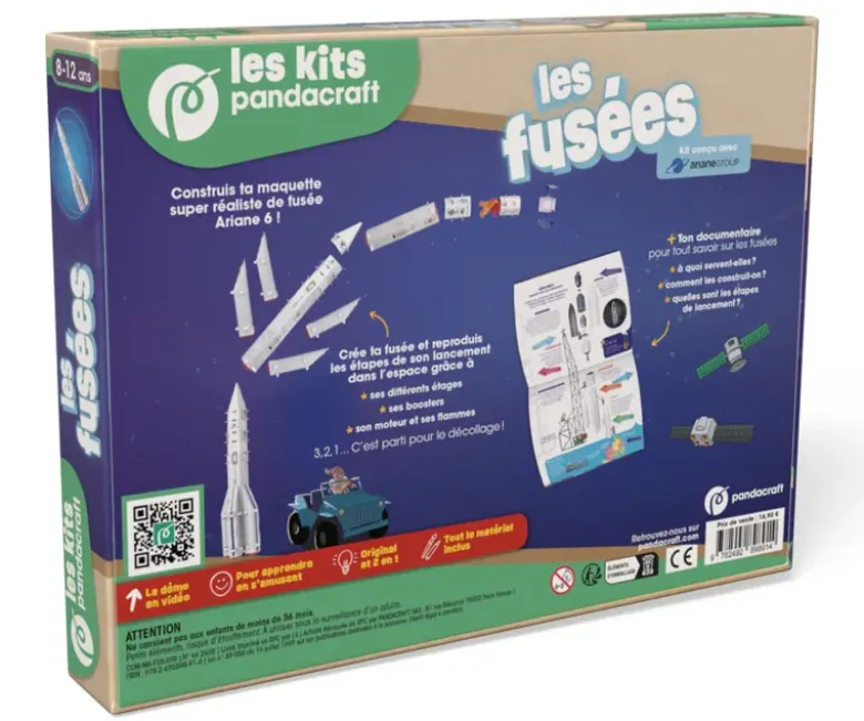 Les fusées - Kit Pandacraft 8-12 ans