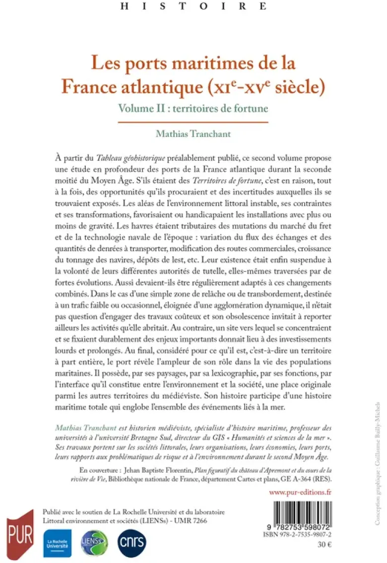 Les ports maritimes de la France atlantique (XIe-XVe siècles) 2