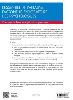 L'essentiel de l'analyse factorielle exploratoire des psychologues