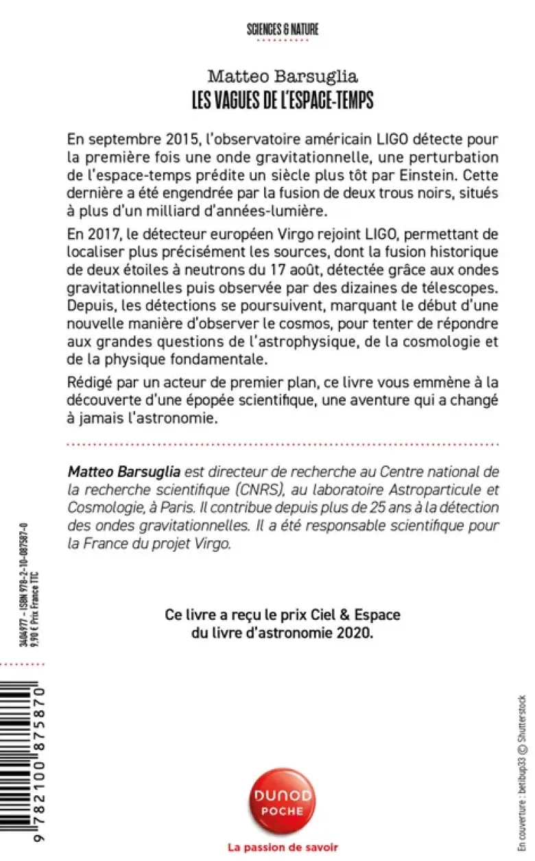 Les vagues de l'espace-temps