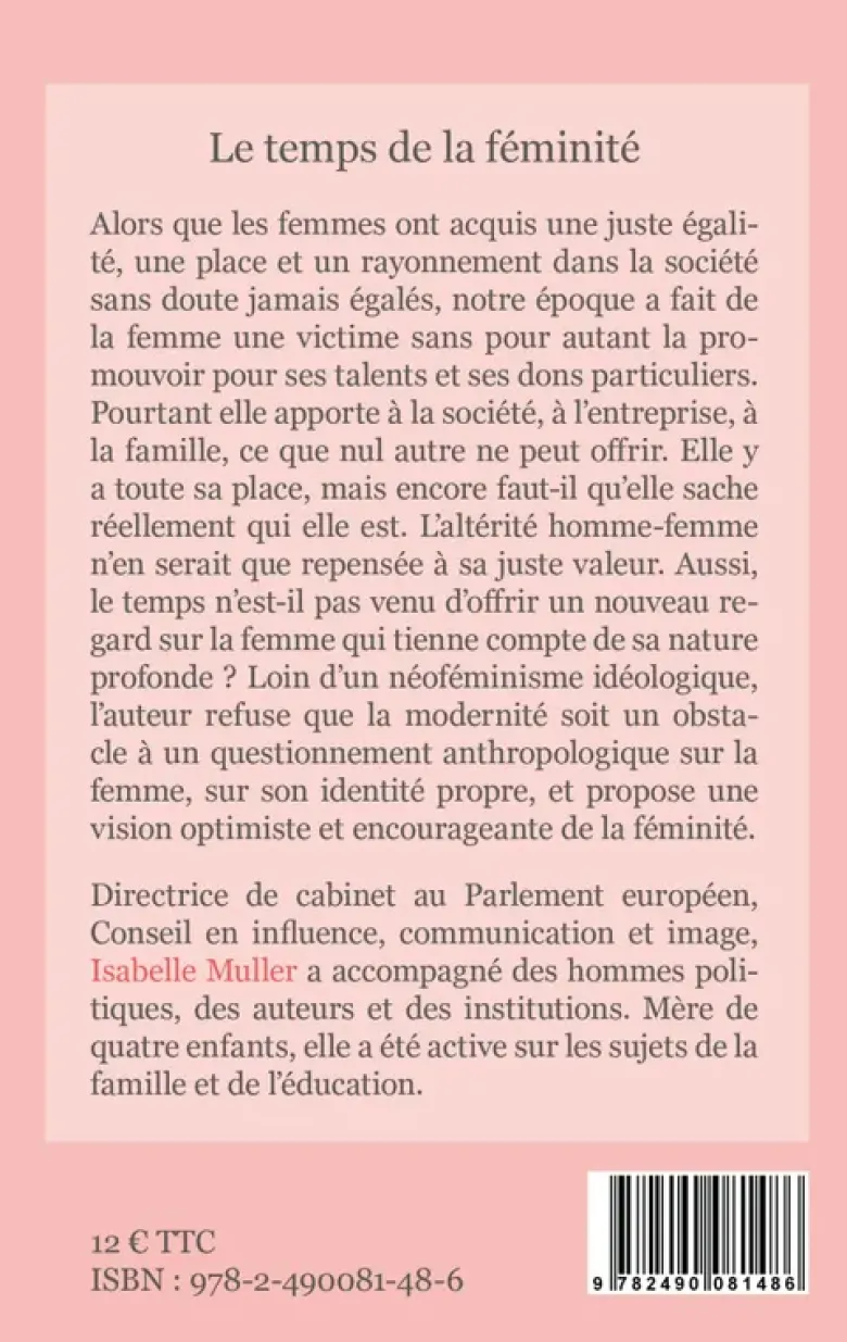 Le temps de la féminité