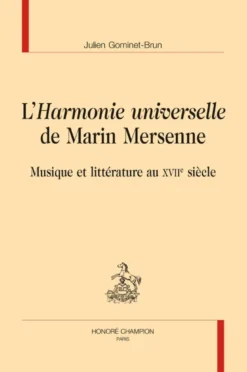 L'Harmonie universelle de Marin Mersenne