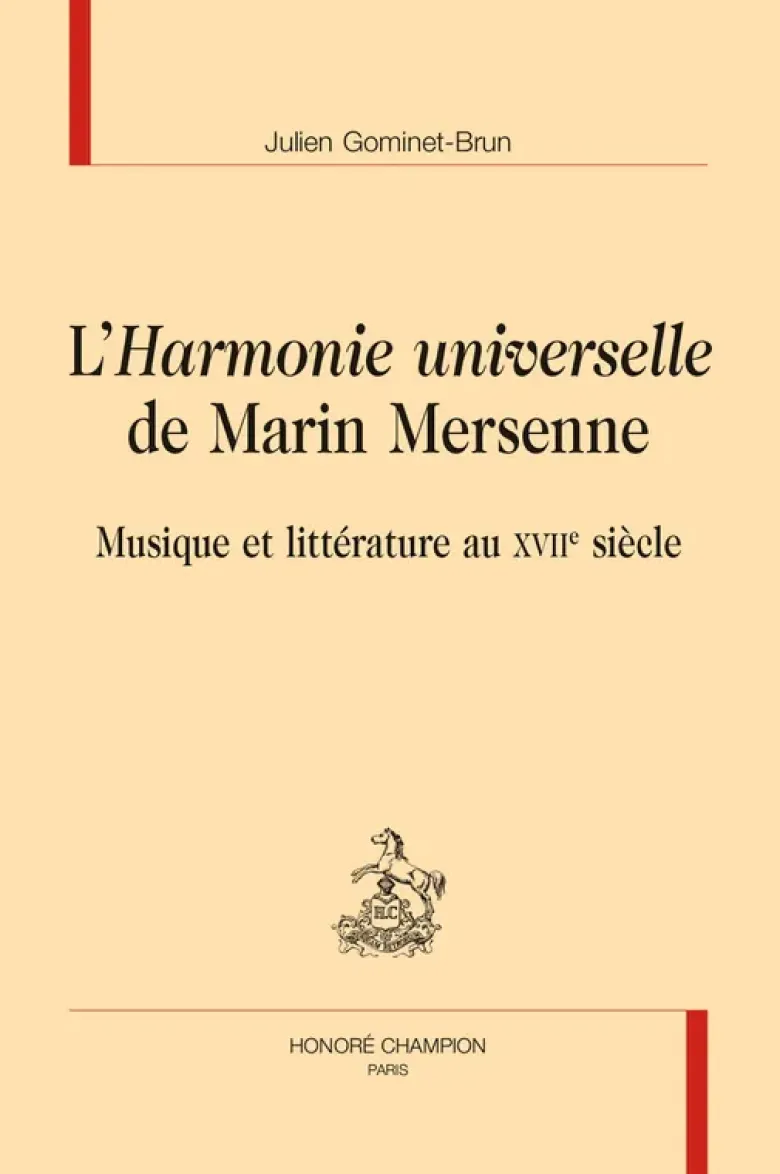 L'Harmonie universelle de Marin Mersenne