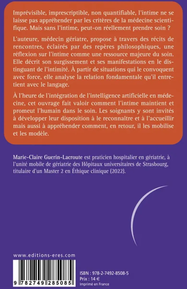 L'intime, ressource du soin