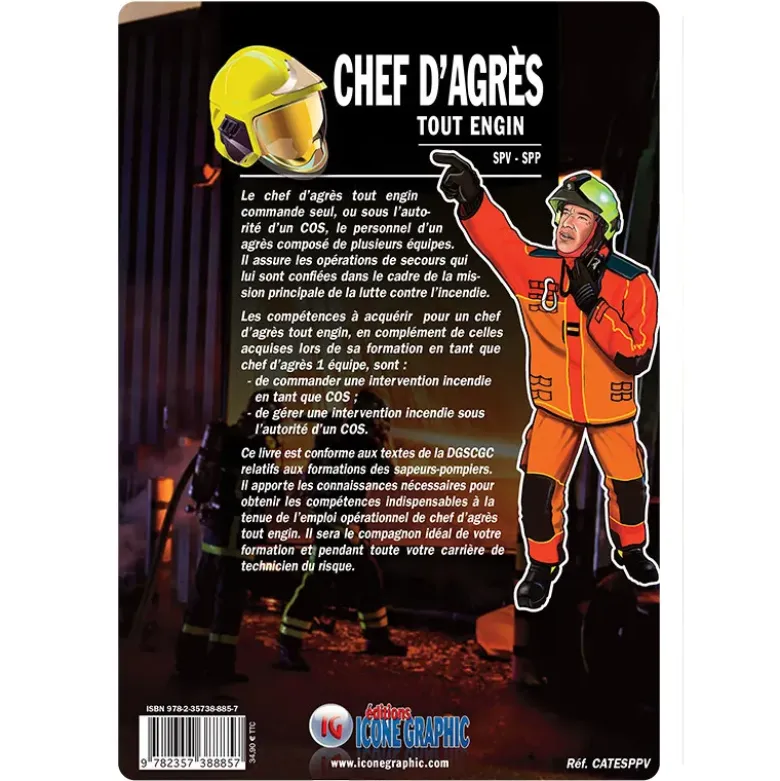 Livre Chef d'Agrès Tout Engin SPV SPP - Encadrant(e) des opérations de secours