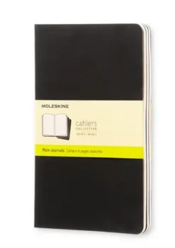 Lot de 3 cahiers grand format - pages blanches
