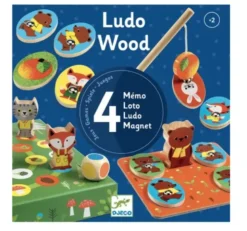 Ludo Wood coffret 4 jeux