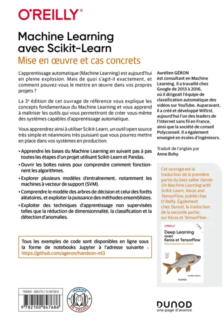 Machine Learning avec Scikit-Learn - 3e éd.