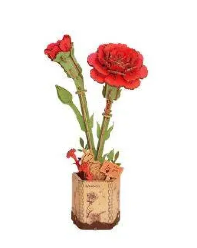 Maquette - Œillet rouge - Fleur