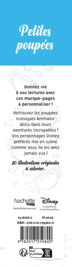 Marque-pages Disney - Petites poupées