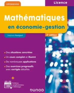Mathématiques en économie-gestion - 2e éd.