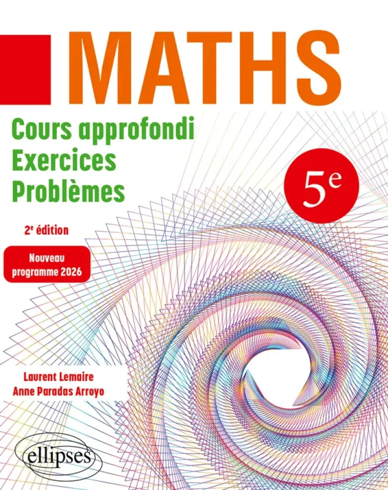 Mathématiques 5e - Nouveau programme 2026