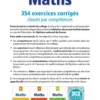 Mathématiques - 354 exercices corrigés classés par compétences - 5e